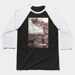 These Fairy Mountains - Arthur Rackham Baseball T-Shirt